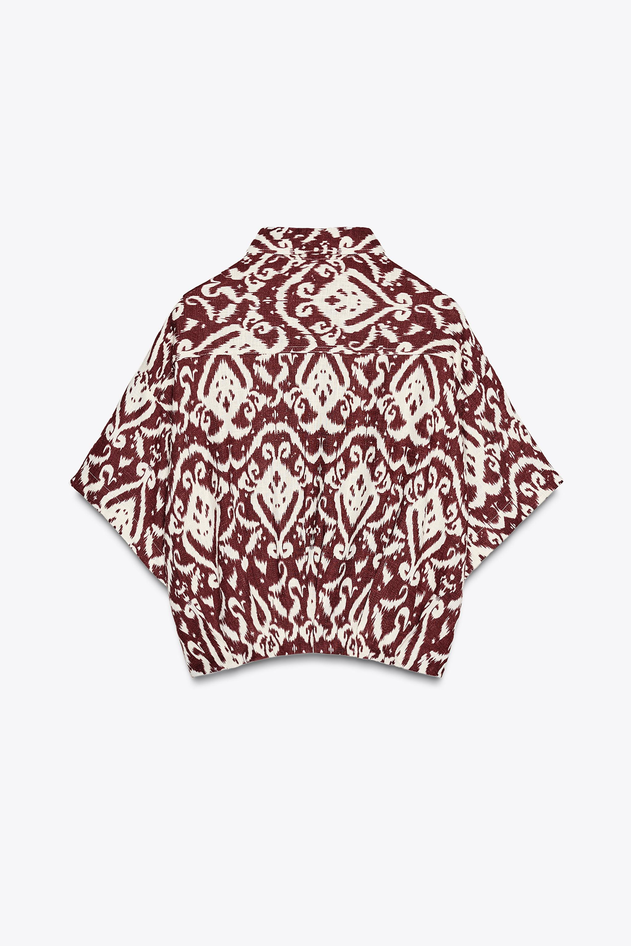 PRINTED SHORT SHIRT | Zara US