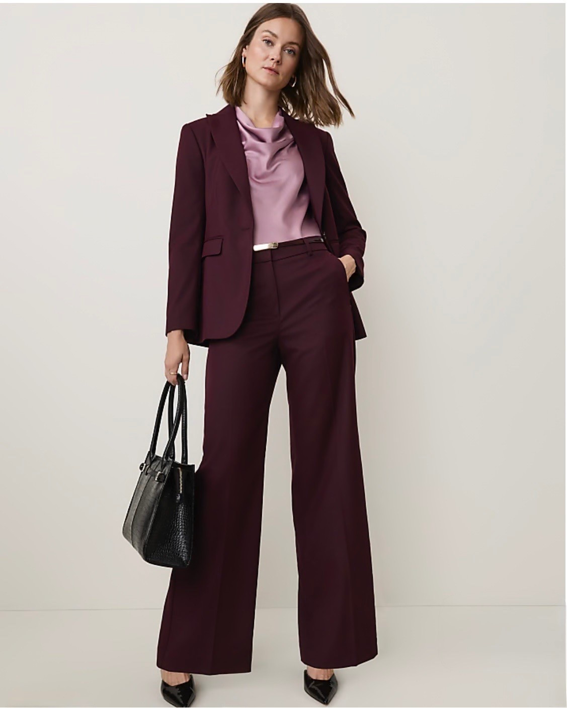 I like it so much I just ordered the blazer, wide leg pants, belt, and top!  All on sale and make a great work outfit or separately as a business casual outfit ￼

#LTKSaleAlert #LTKWorkwear #LTKootd