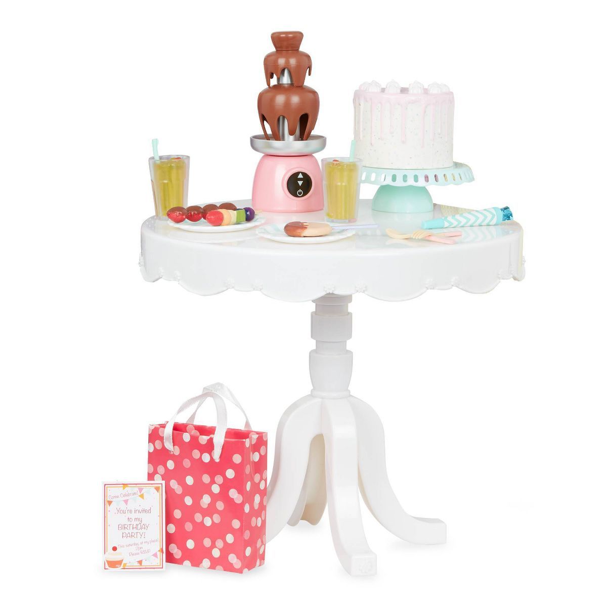 Our Generation Party Time Birthday Sweets Table Accessory Set for 18" Dolls | Target