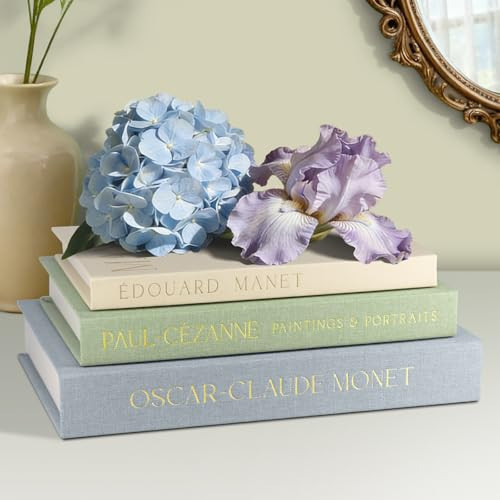 CNARIO Decorative Books for Home Decor, Set of 3 Linen Faux Books, Coffee Table Decor, Hidden Storage Book Box for Bookshelf, Mantel & Entryway, Photo & Keepsake Organization | Amazon (US)