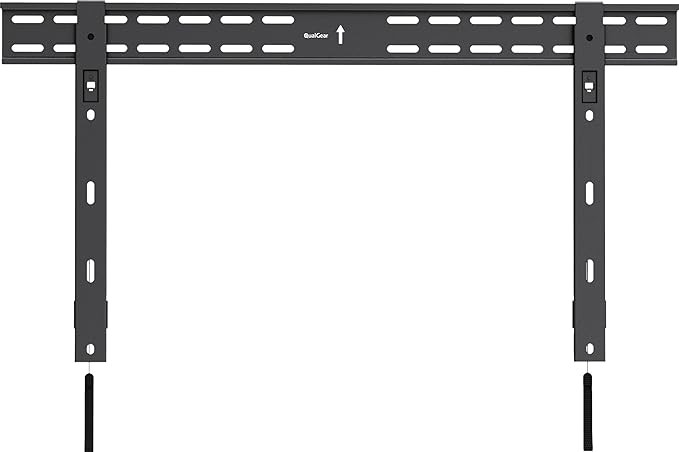 QualGear QG-TM-002-BLK 37-Inch to 70-Inch Universal Ultra Slim Low Profile Fixed Wall Mount LED T... | Amazon (US)