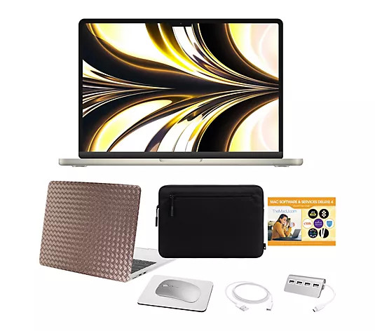 Make Your Selection: Apple MacBook Air 13" M4 Laptop 256GB w/ Incase Sleeve, Accs & Voucher | QVC