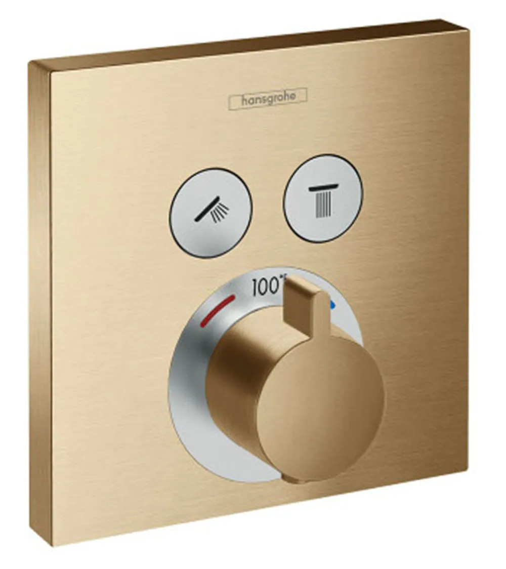 Hansgrohe Brushed Bronze 1-Handle Knob Shower Faucet Handle | 15763141 | Lowe's