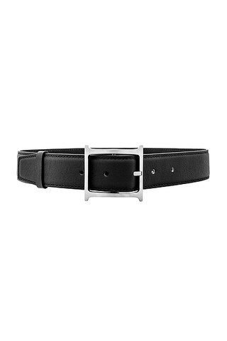 Helsa Logo Contrast Belt in Black - Black. Size S (also in ). | FWRD 