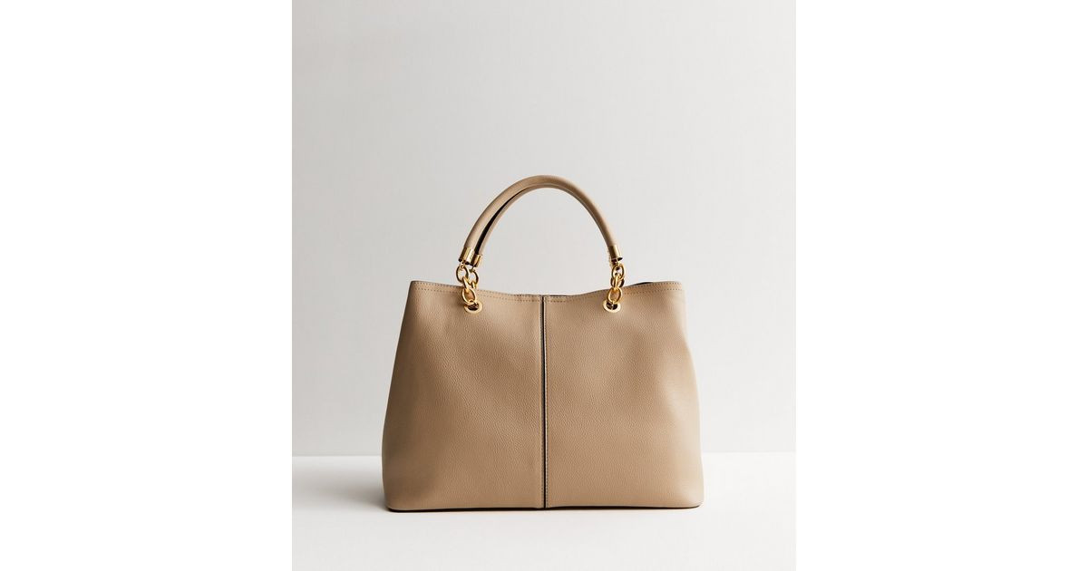 Stone Leather-Look Pebble Midi Bag
						
						Add to Saved Items
						Remove from Saved Items | New Look (UK)