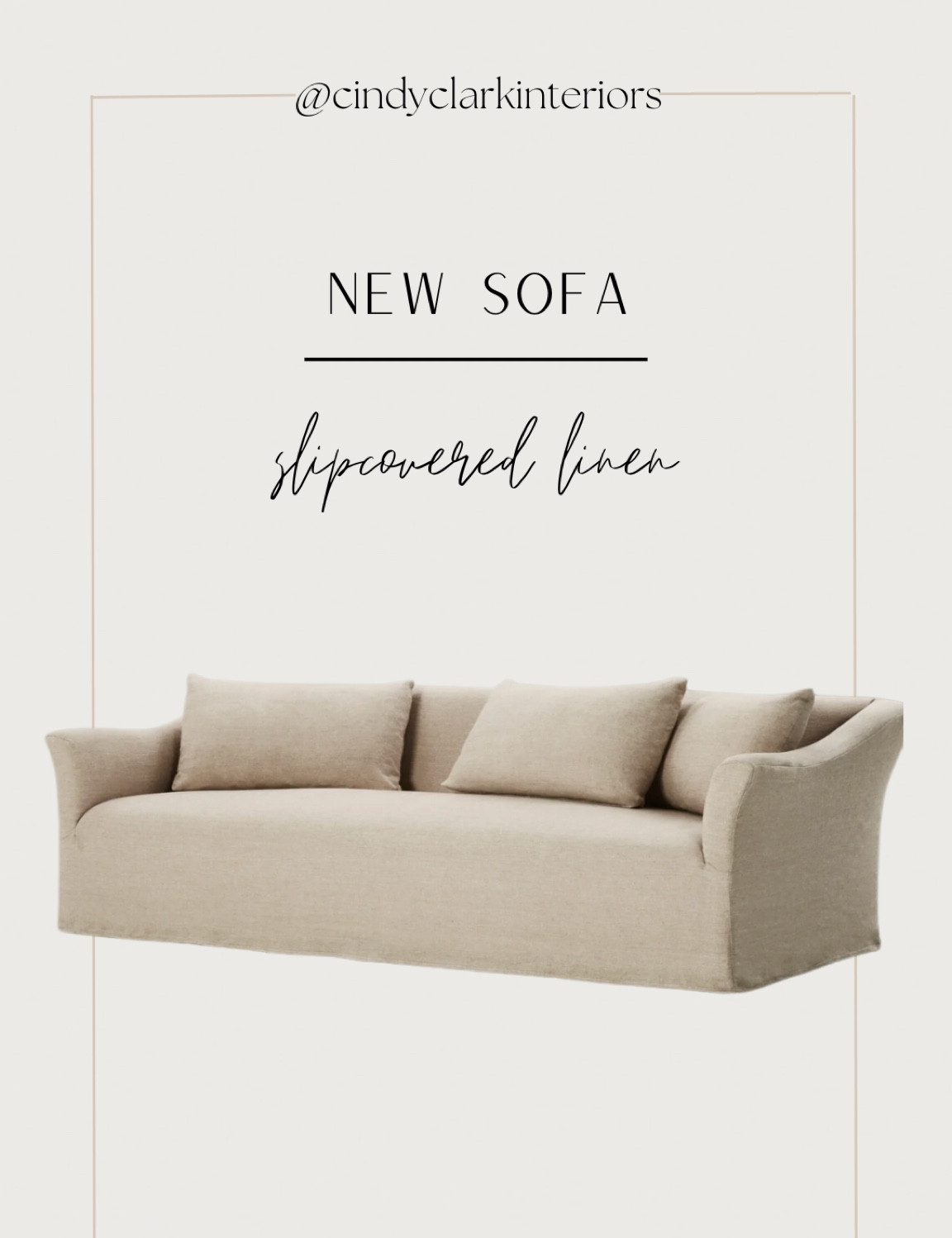 The sofa I just ordered from Maiden Home! I got the 90” length in the Performance Stonewashed Linen fabric in the color Dew.

#LTKhome