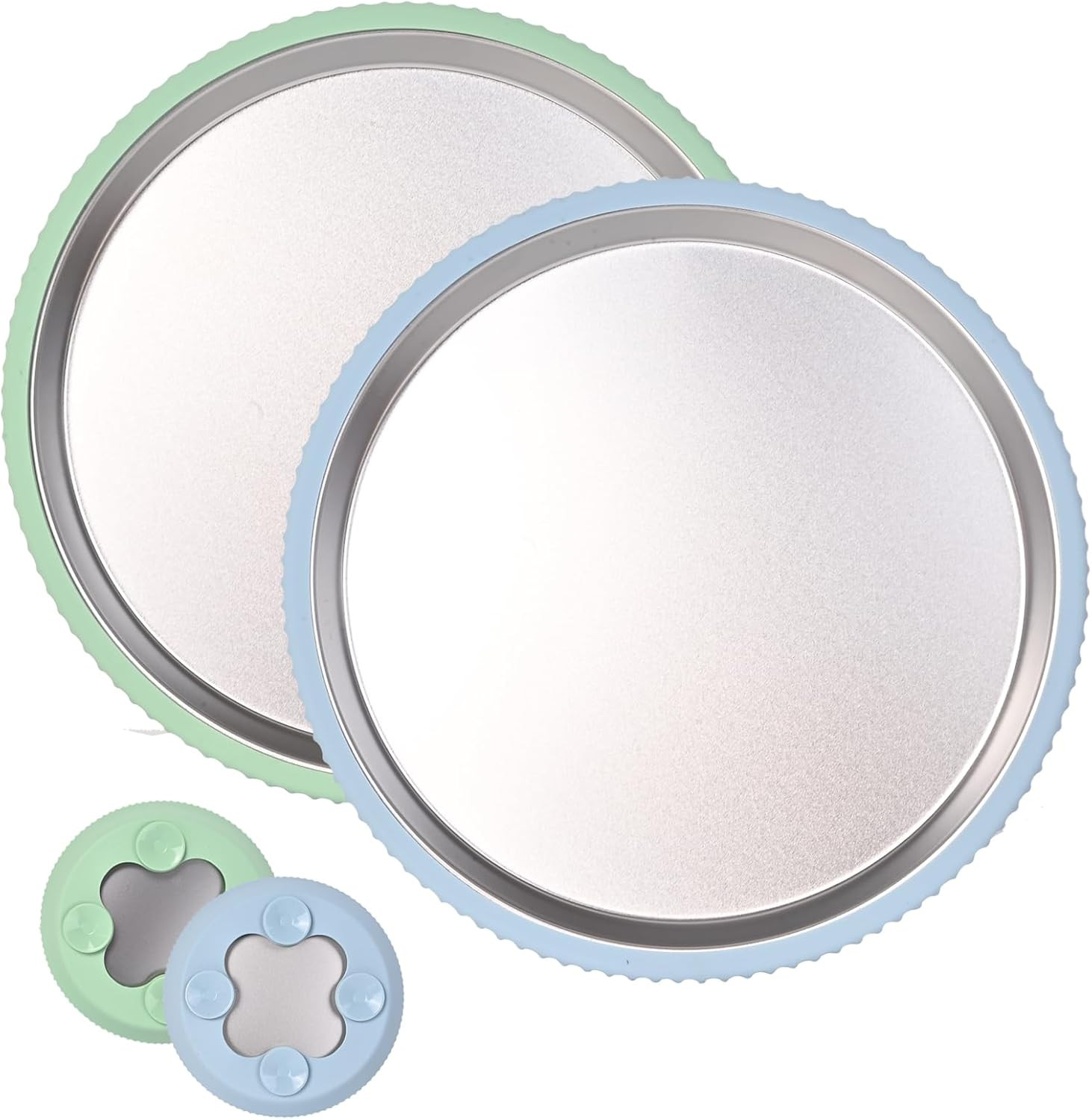 Suction plates for baby,Stainless Steel kids plates with suction Stainless Steel Plates for Kids ... | Amazon (US)