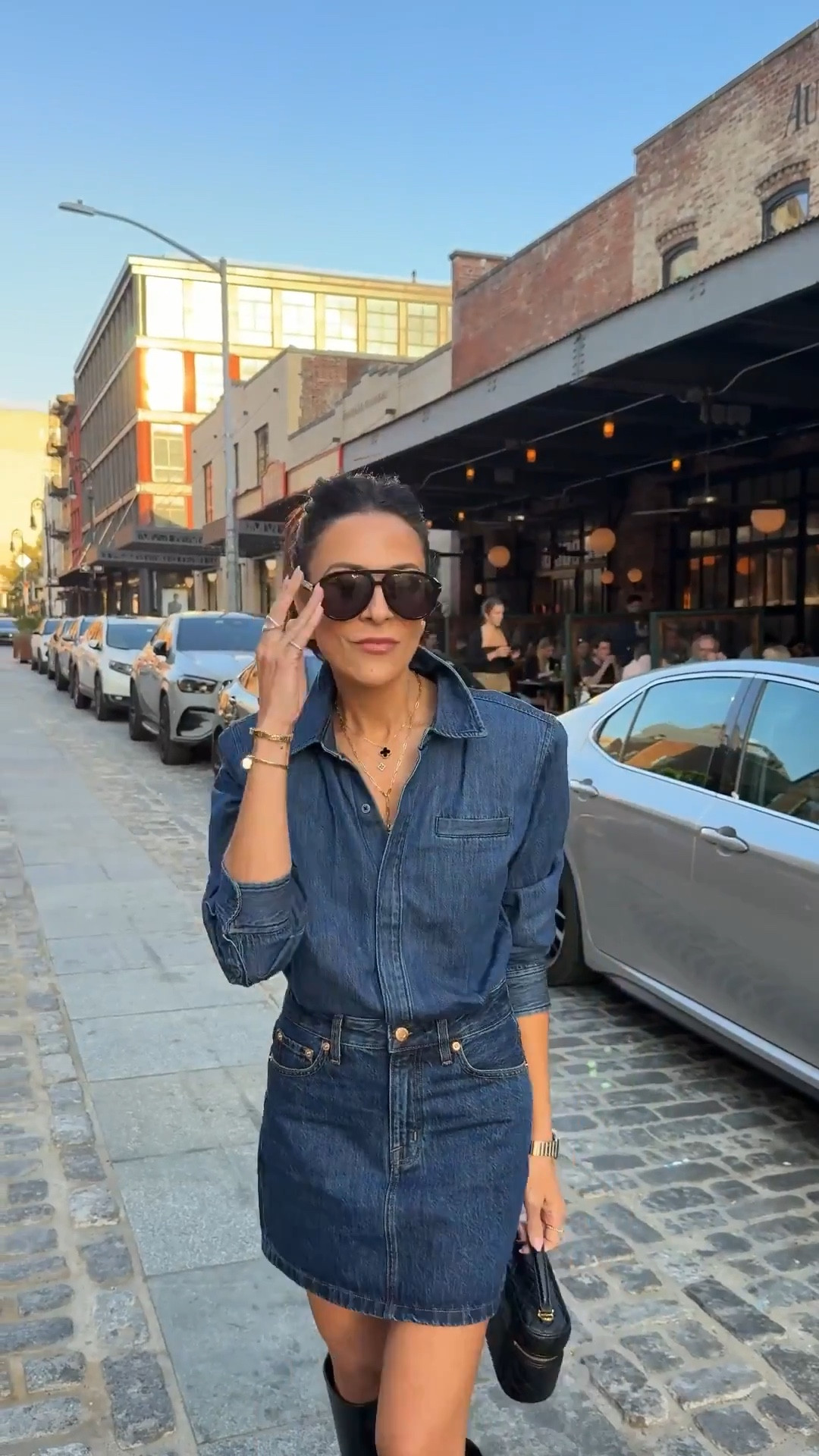 Denim on denim is my new personality! Wearing a size XS and found on sale!! 




Denim, dress, denim, boots, sale 

#LTKSeasonal #LTKOver40 #LTKSaleAlert