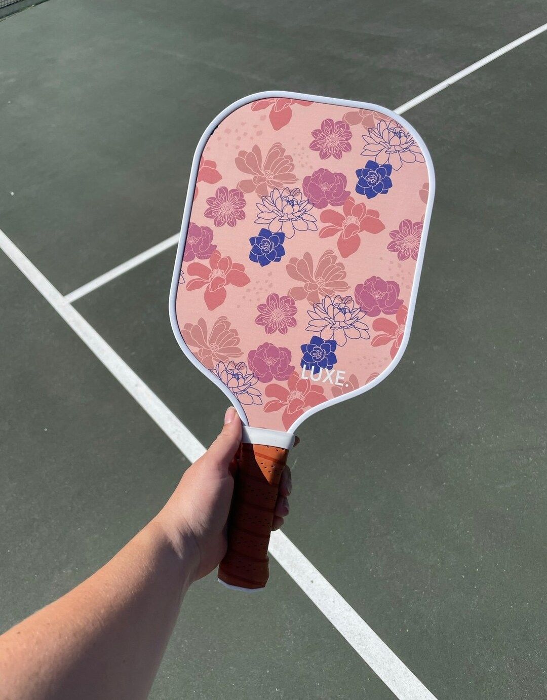 NEW Pink Floral Pickleball Paddle | Etsy (US)