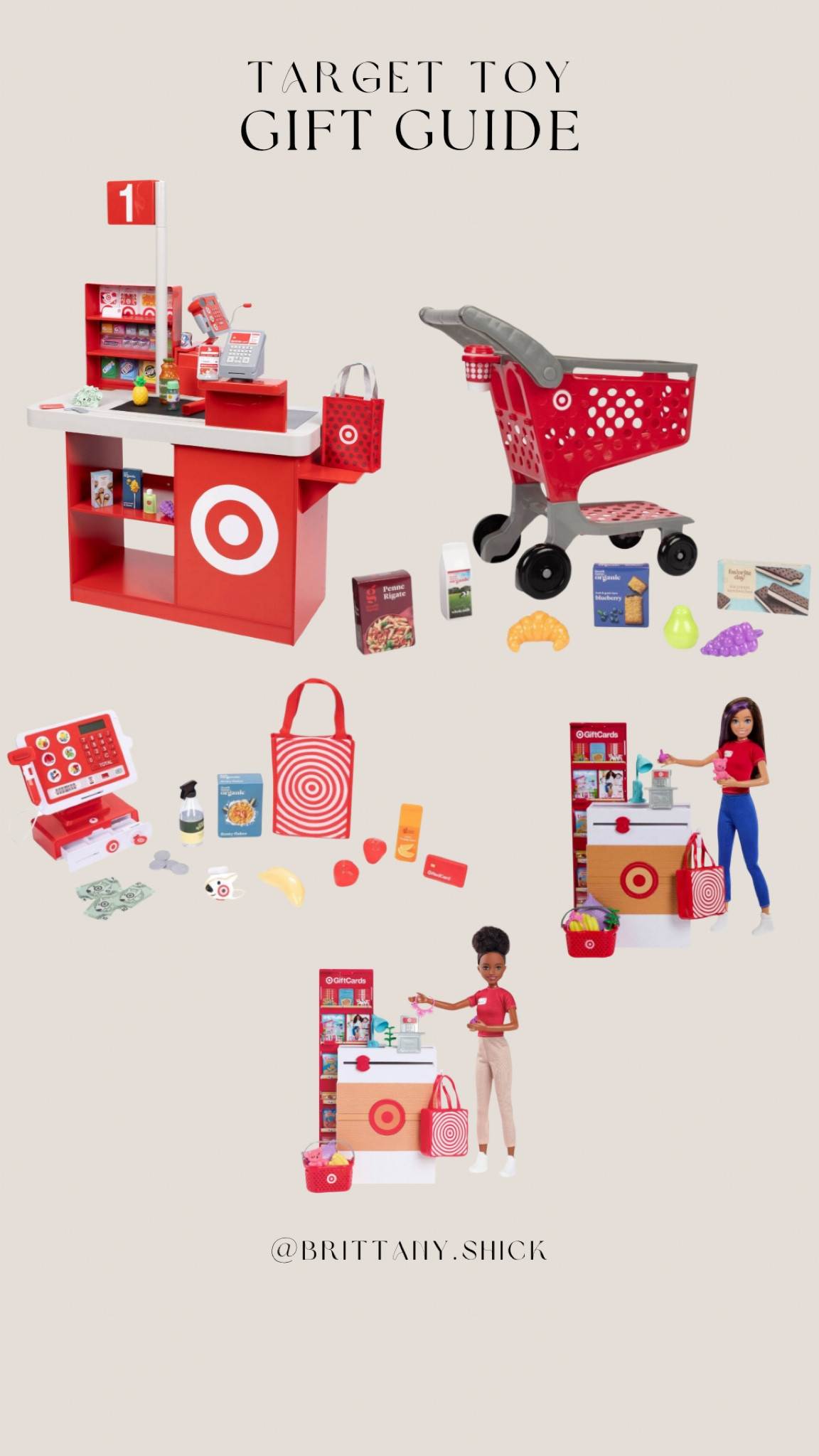 Target Toys Gift Guide On Sale Food Cart Register Checkout Pretend Play Barbie First Job - Kids Toddler Girl Gift Ideas

#LTKHoliday #LTKGiftGuide #LTKKids