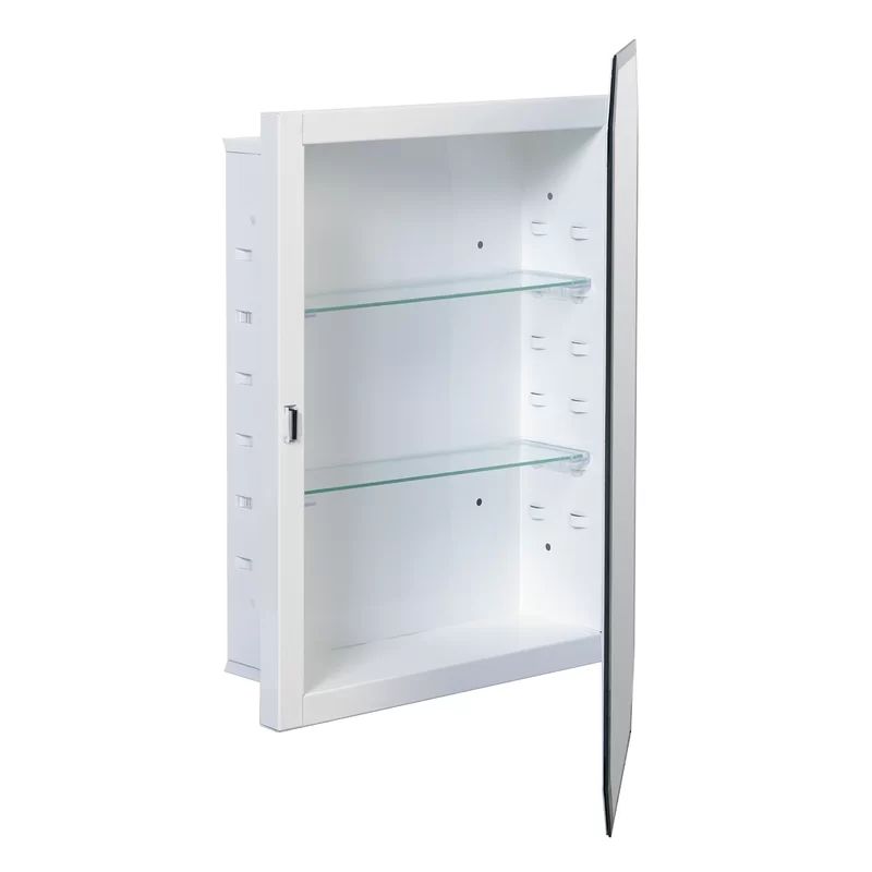 Westling Recessed Frameless Medicine Cabinet with 3 Adjustable Shelves | Wayfair North America