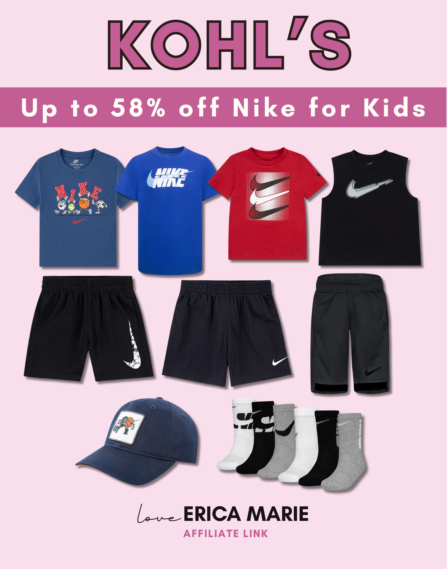 Kohl's is having a huge sale with up to 58% off Nike clothes for kids! It’s the perfect time to stock up for the upcoming school year or refresh their everyday wardrobe.

Nike Clothes for Kids, Nike Kids on Sale, Kids' Clothes on Sale 

 #LTKSaleAlert #LTKKids