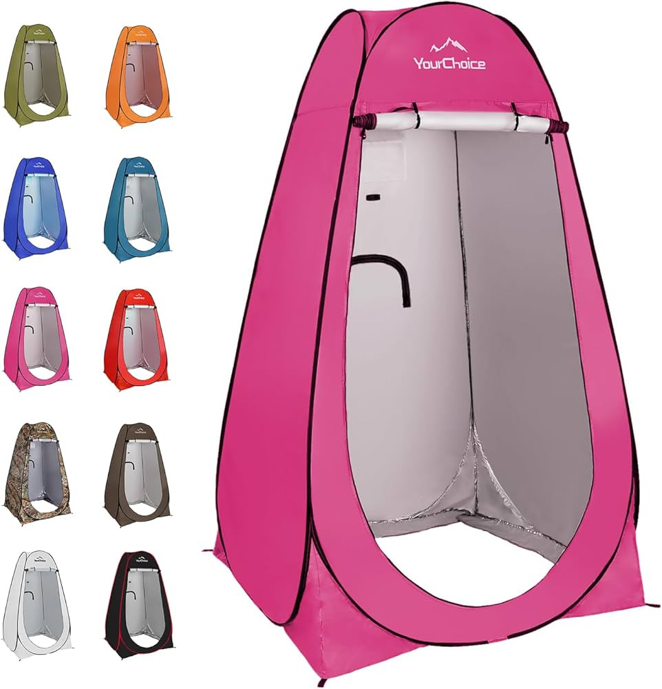 Your Choice Pop Up Privacy Tent, 3.9x3.9x6.2FT Portable Shower Tent for Camping, Waterproof Outdo... | Amazon (US)
