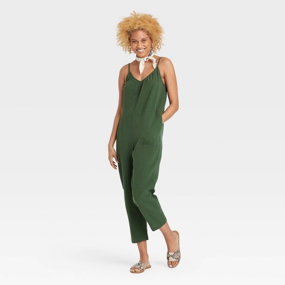 Women's Sleeveless Gauze Jumpsuit - Universal Thread™ | Target