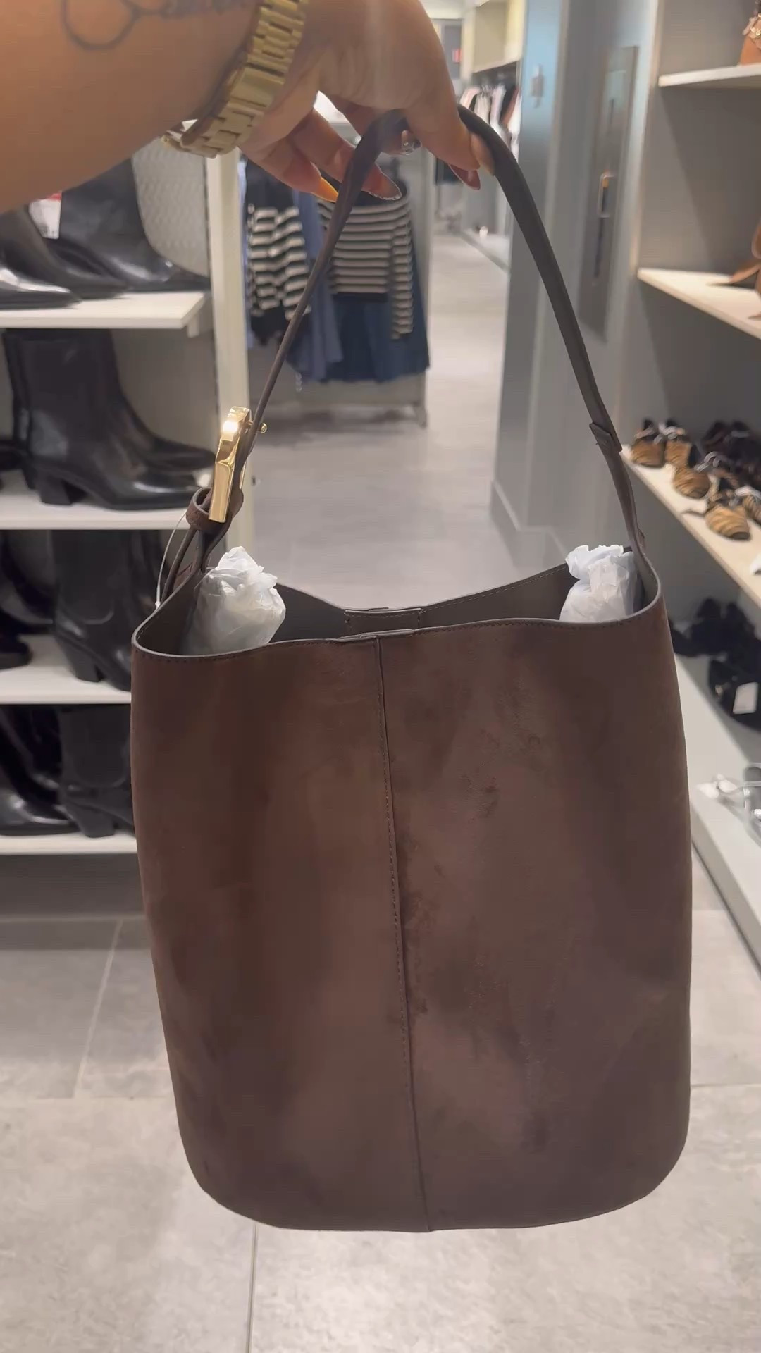 Luxe for Less. Suede is in heavy rotation this Fall. Found this beauty in store. Similar styles online  

#LTKFindsUnder50 #LTKStyleTip #LTKItBag