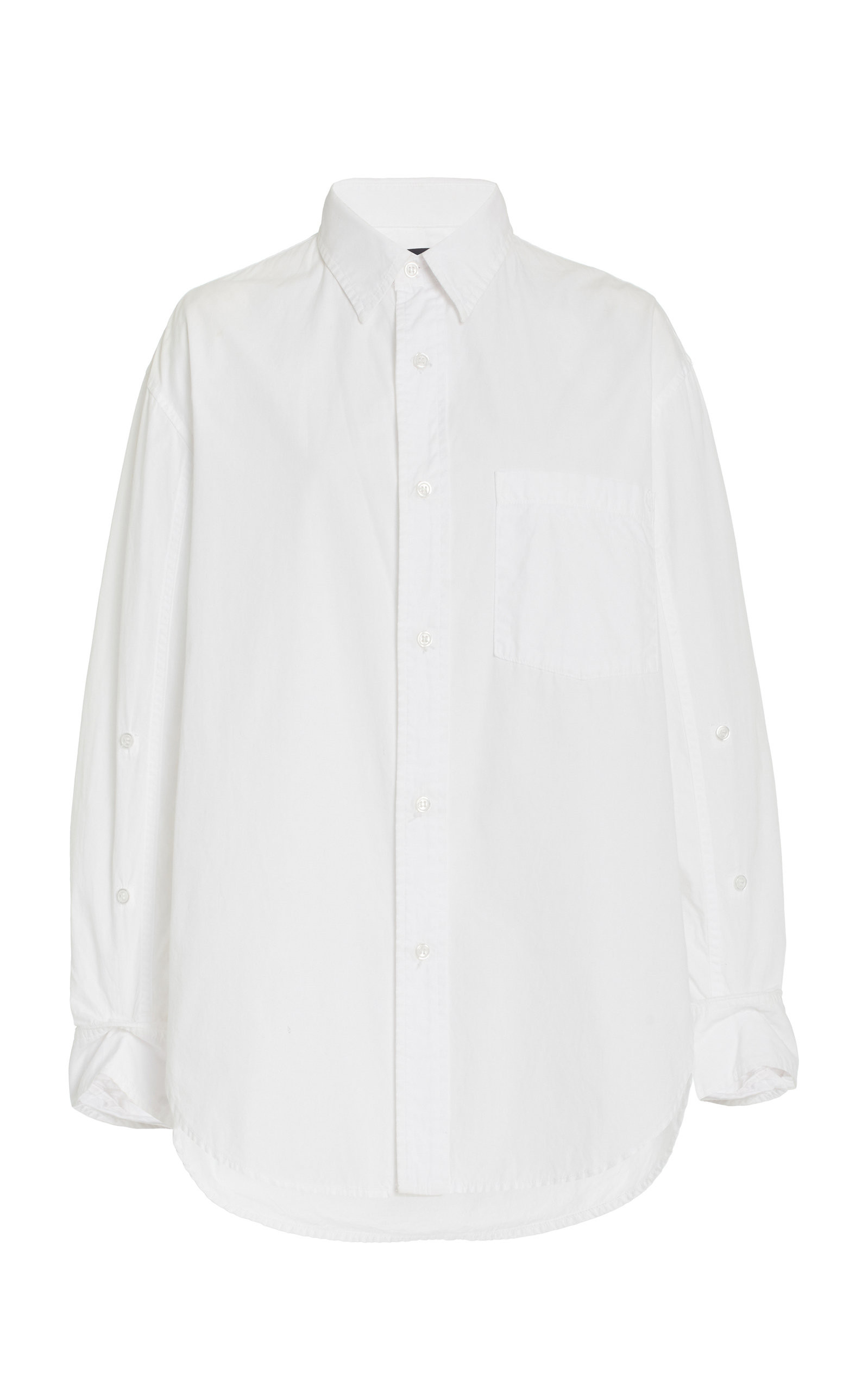 Citizens of Humanity - Kayla Oversized Cotton Shirt - White - M - Moda Operandi | Moda Operandi (Global)