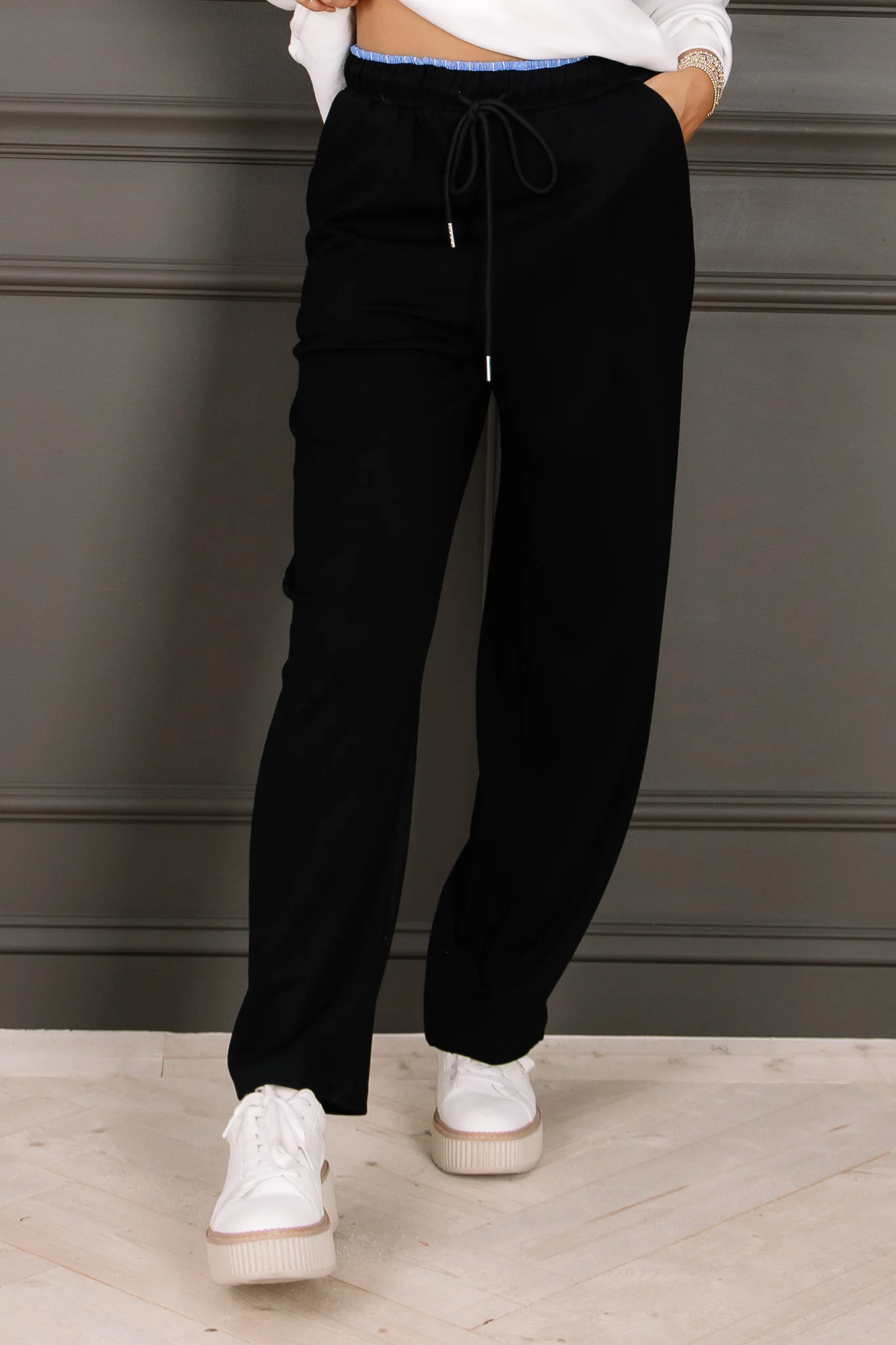 Keeping It Casual Black Wide Leg Pant | The Willow Tree