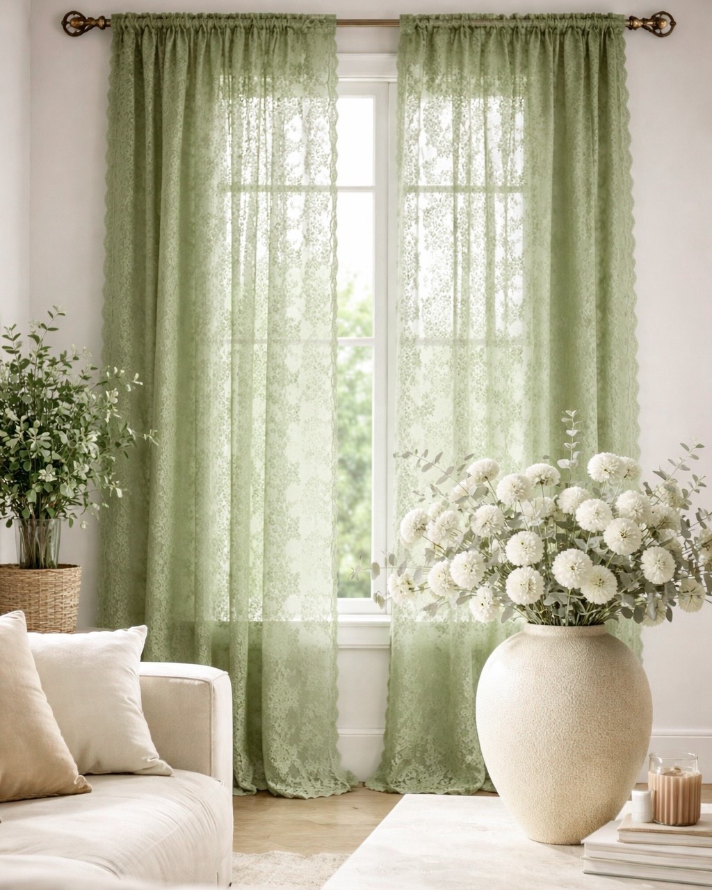 This is your sign to get green curtains for a spring refresh 🌿

green lace curtains, amazon home decor, window sheer cottagecore, vintage airy aesthetic, neutral light filtering finds

#LTKHome #LTKSaleAlert #LTKSeasonal
