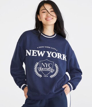 New York Varsity Crew Sweatshirt | Aeropostale