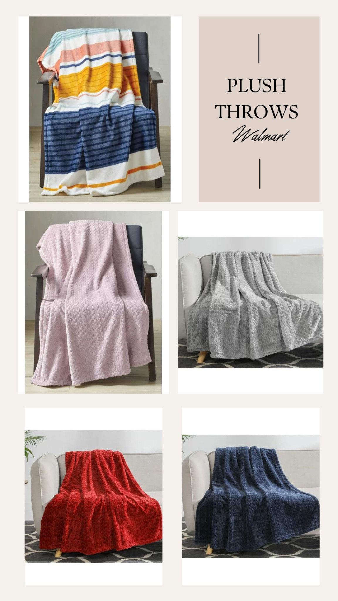 These Velvet Plush Throws are a perfect addition to any home!

#LTKhome #LTKFind