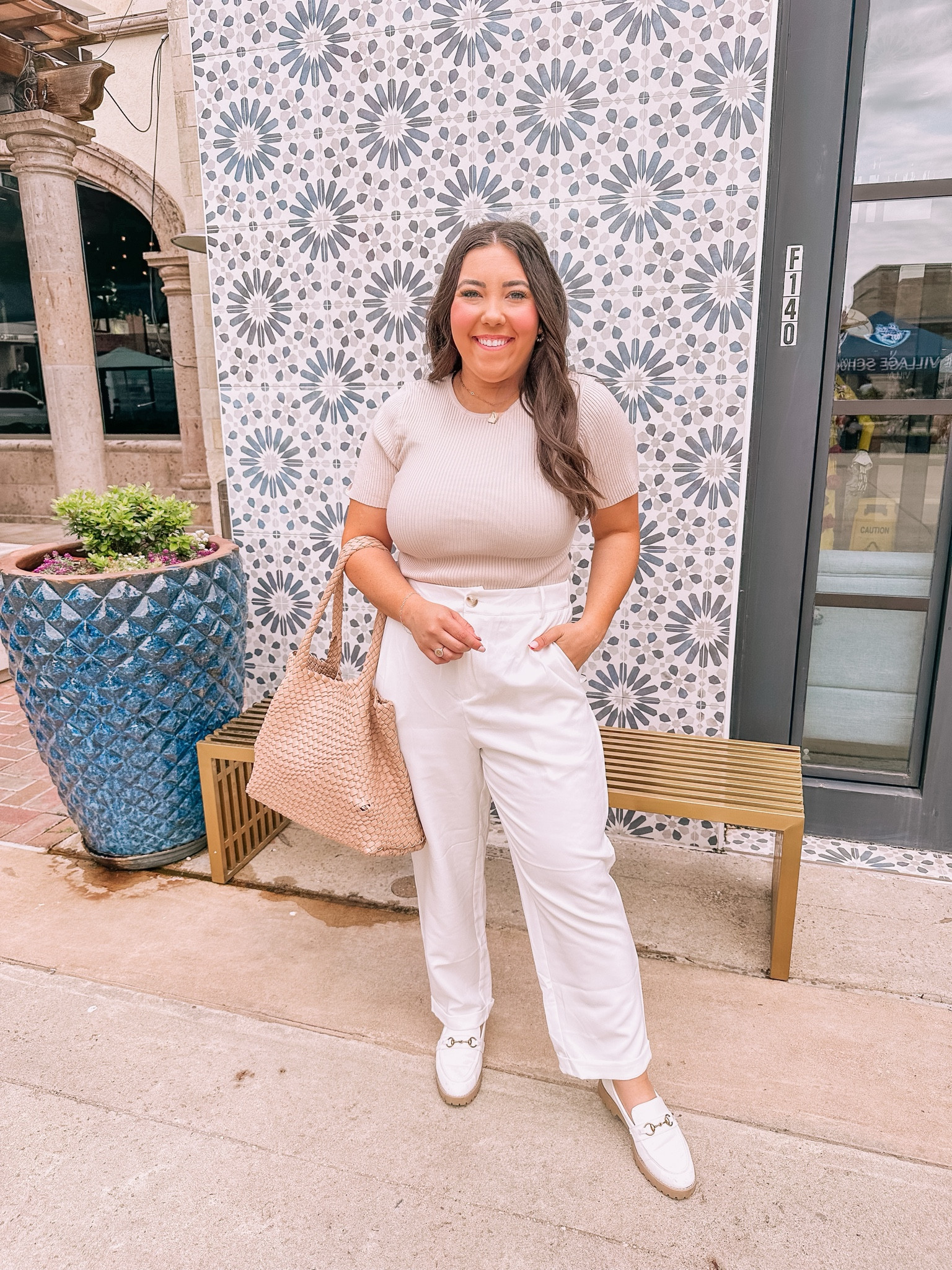 Amazon work outfit! Wearing a large in the top and bottoms! #amazon

#LTKworkwear #LTKmidsize #LTKstyletip