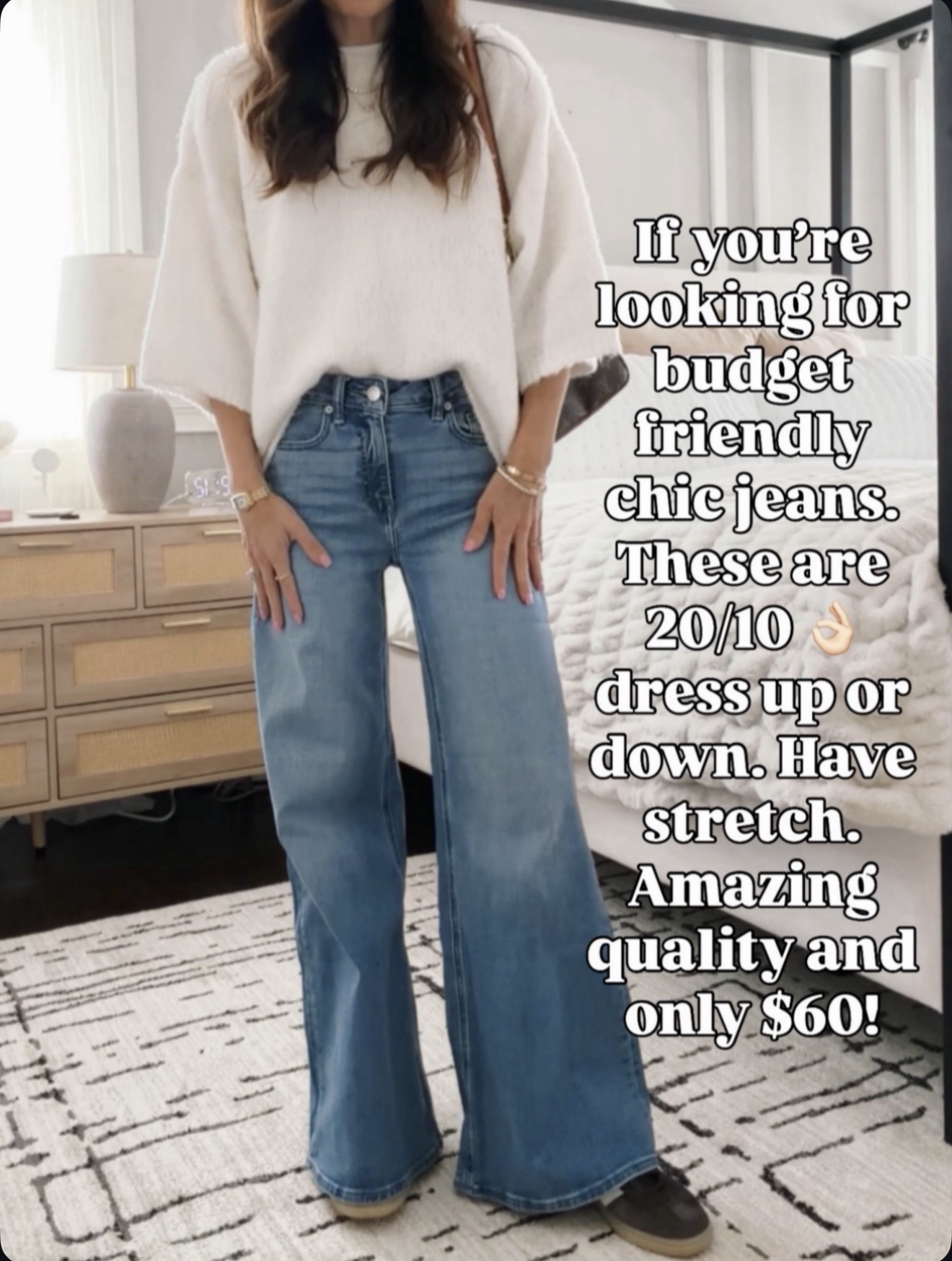 If you want chic, budget-friendly jeans with stretch… these are IT. Only $60 👌 🔗⬇️wearing size 25 

#LTKSeasonal #LTKootd #LTKOver40