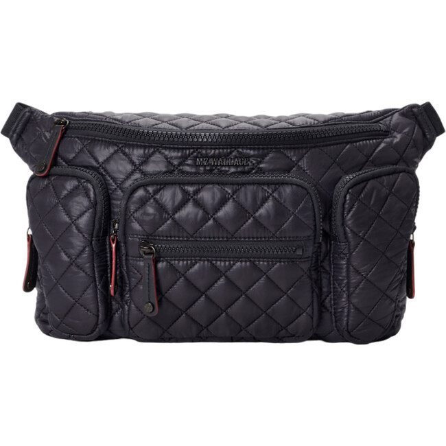 MZ Wallace | Women's XL Metro Quilt Crossbody Sling Bag, (Black, One Size) | Maisonette | Maisonette