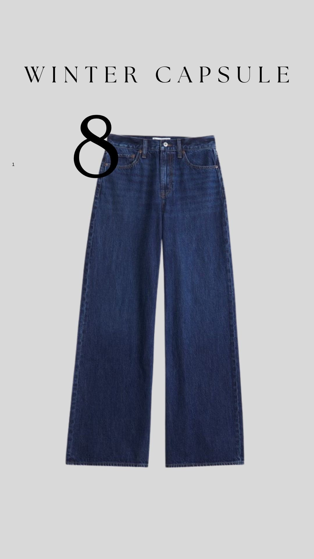 A dark denim wide leg Jeans that will take you from day to night  

#LTKwinter #LTKstyletip