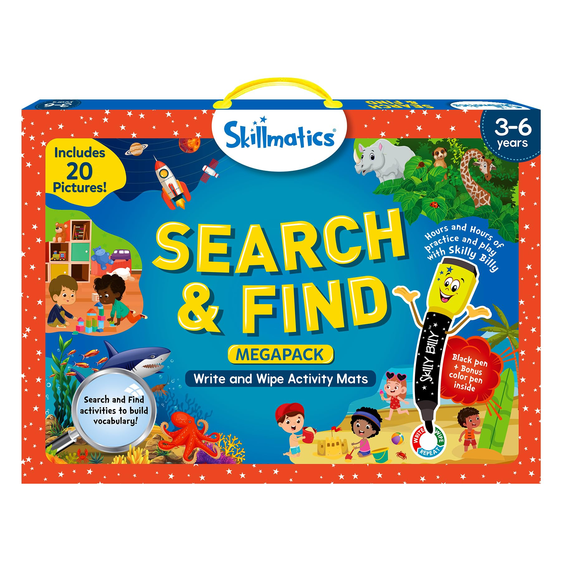 Skillmatics Preschool Learning Activity - Search and Find Megapack Educational Game, Perfect for ... | Amazon (US)