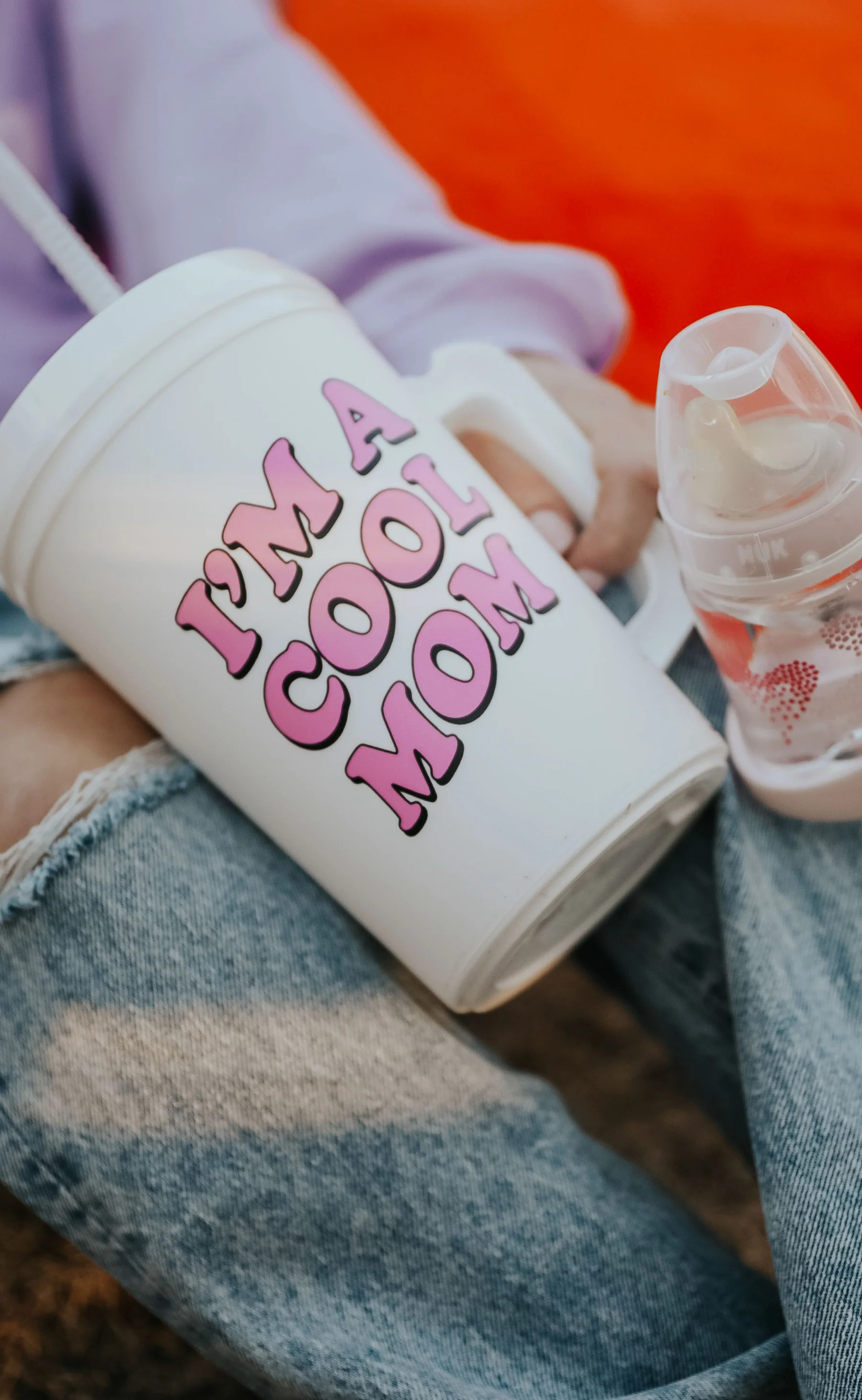 friday + saturday: cool mom insulated mug - 34 oz. | RIFFRAFF