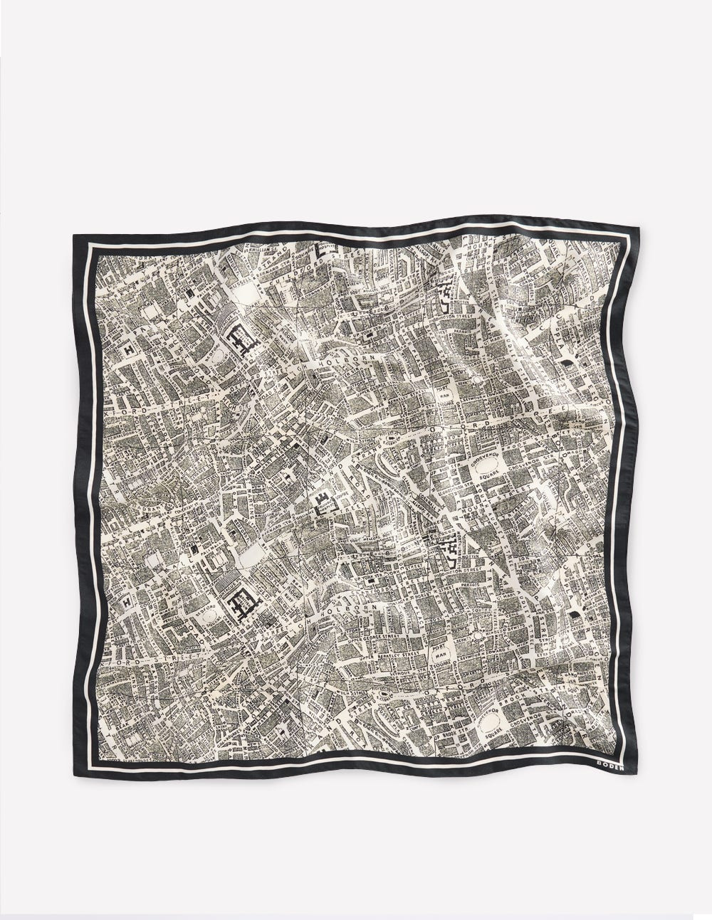 Elisabeth Silk Square Scarf-Map Of London | Boden (US)