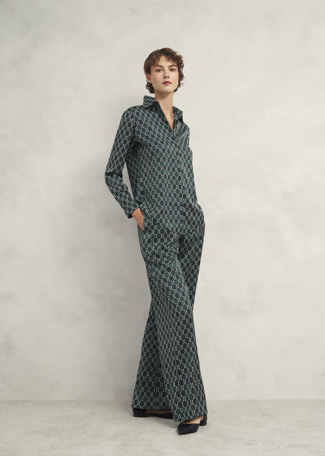 Finwell Satin Trousers | Hobbs UK | | Hobbs