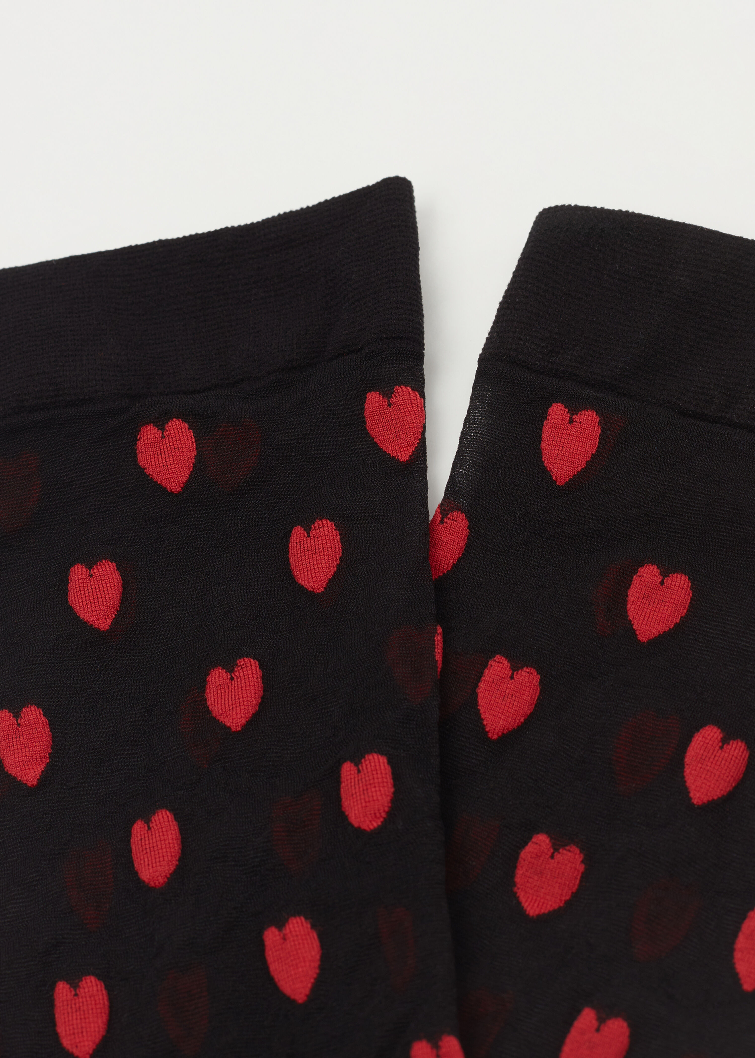 All Over Hearts Motif Socks - Short socks - Calzedonia | Calzedonia US