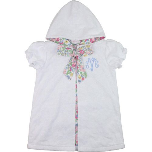 Floral Liberty Hooded Terry Coverup | Cecil and Lou