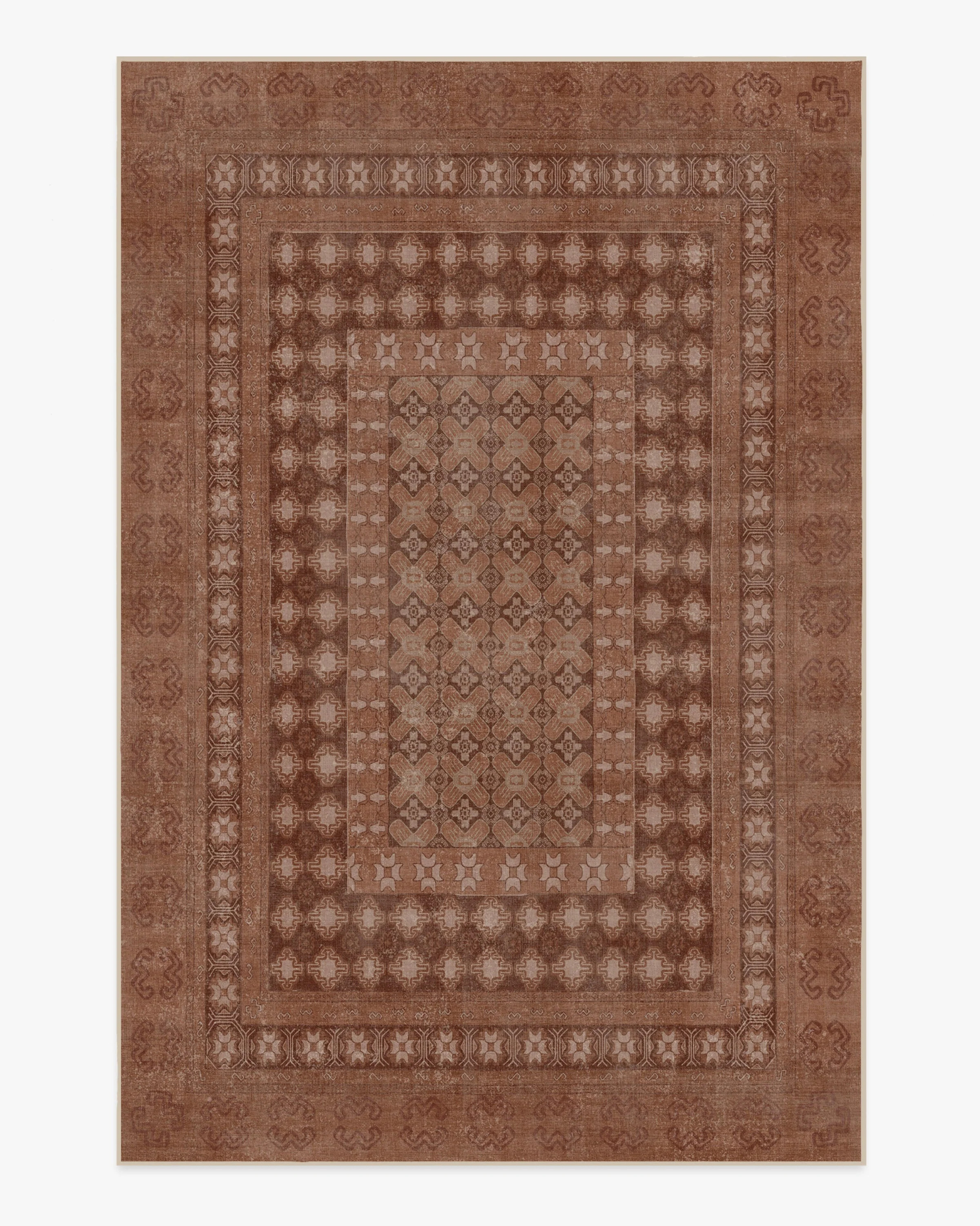 Cyrus Terracotta Rug | Ruggable US | Ruggable