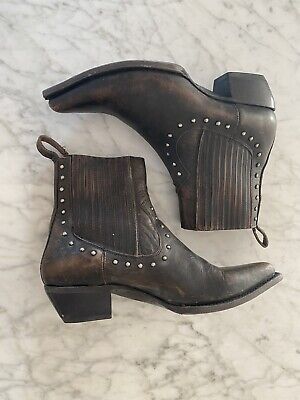 Frye Women's Sacha Stud Chelsea Western Boot Black, Size 9.5 | eBay US