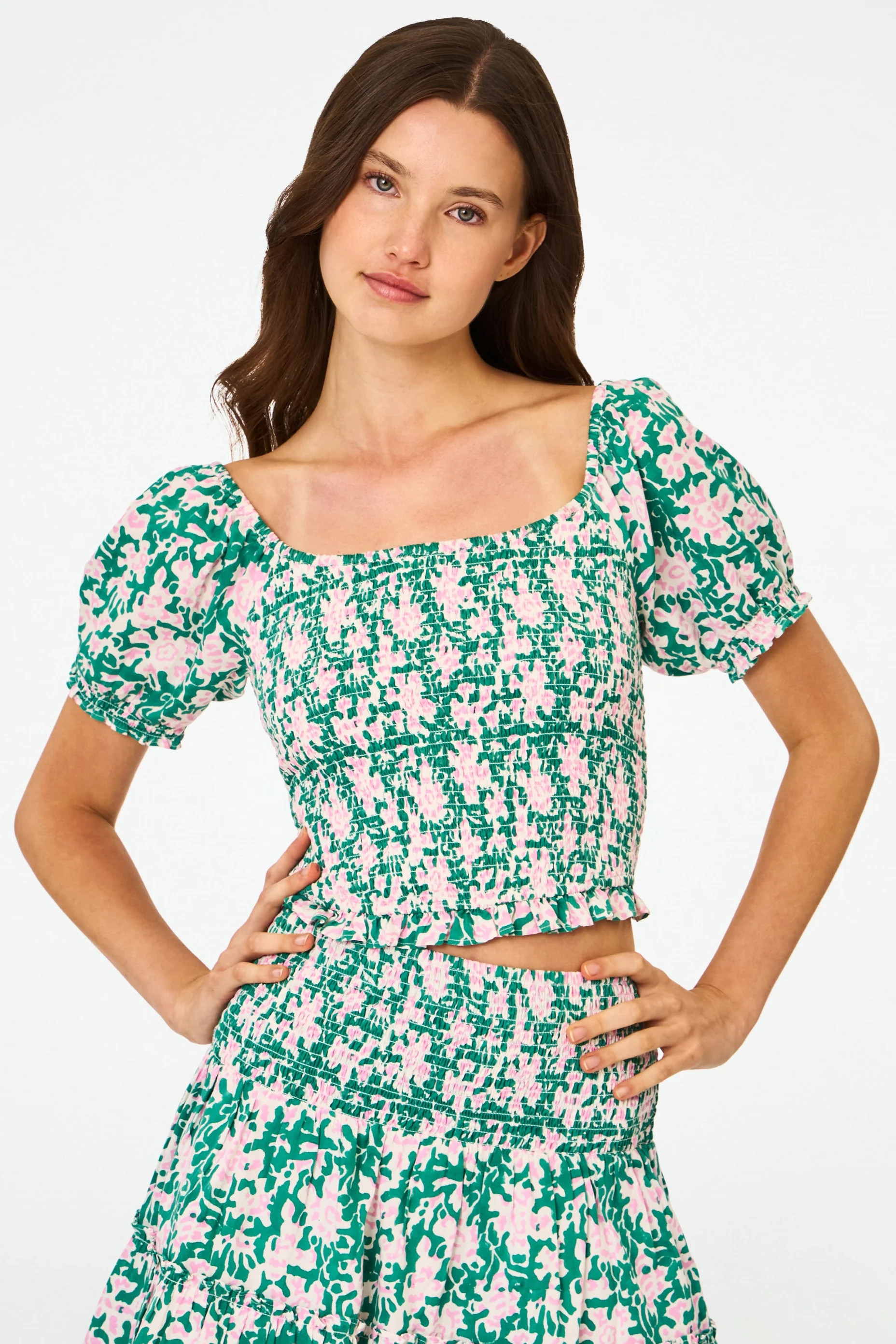 Endah Floral Marie Top | Roller Rabbit