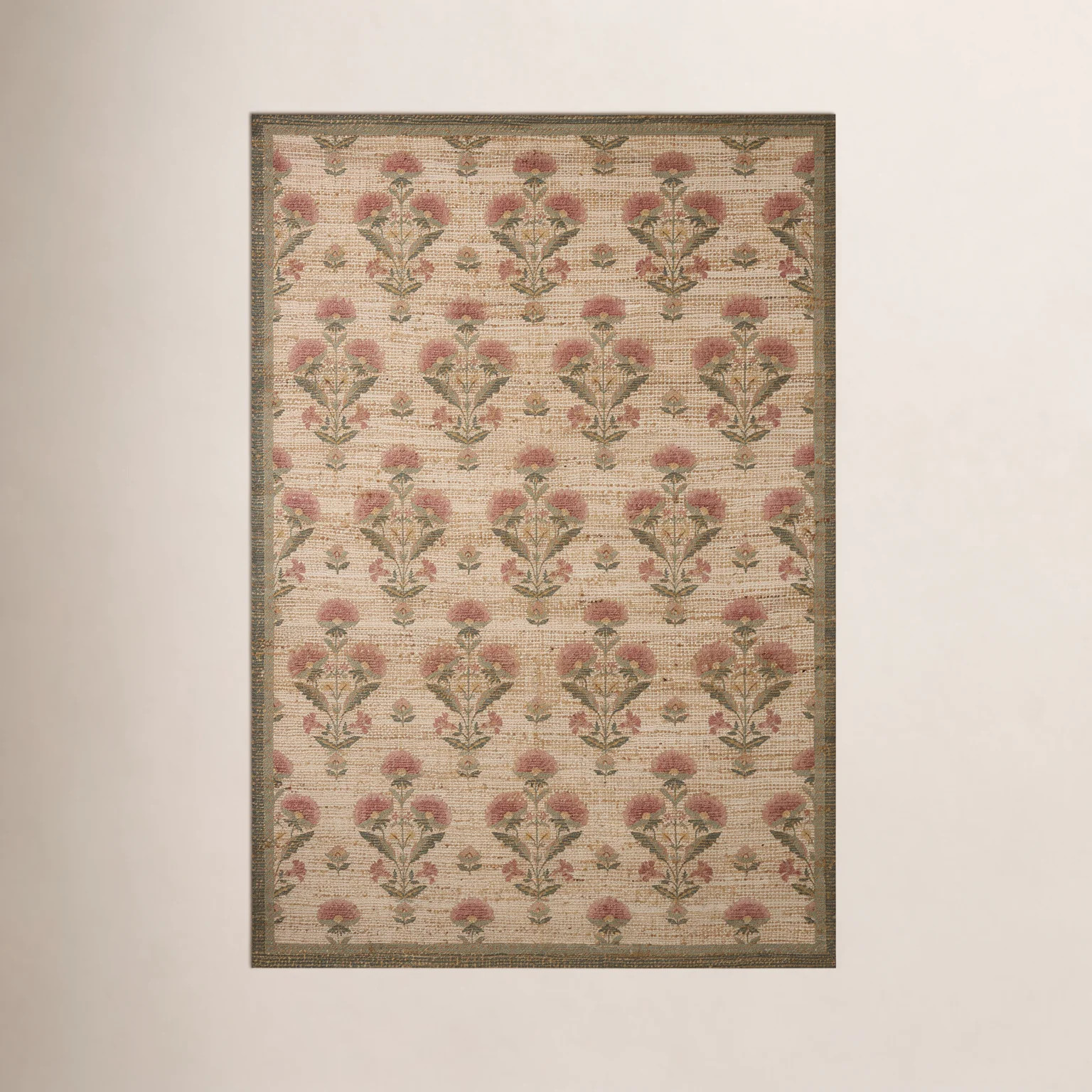 Chris Loves Julia x Loloi Rue Sage / Blush Area Rug | Birch Lane