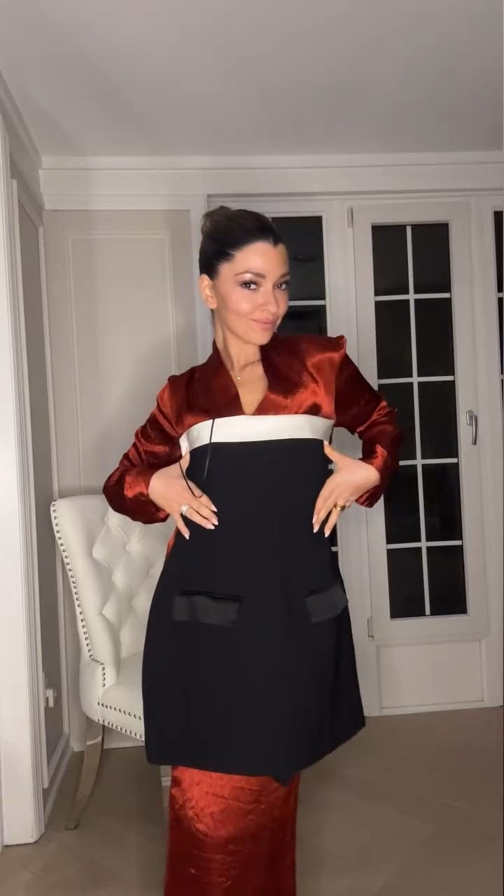 The Lucienne Skort Romper by Amanda Uprichard from their latest holiday collection, masking as the perfect lbd 🖤 one of the most comfortable things I’ve  worn on a night out. I love the satin finishes and this brand is perfect for a petite fit 🫶🏼

I’m a 5’1” flat, wearing XS. 


#petitefashion #petitestyle #boymom #grwm #littleblackdress #romper #amandauprichard 

#LTKParties #LTKPetite #LTKStyleTip