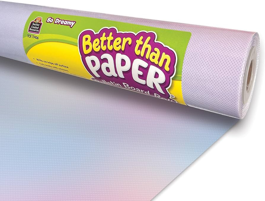 Teacher Created Resources So Dreamy Better Than Paper® Bulletin Board Roll (TCR77436) | Amazon (US)
