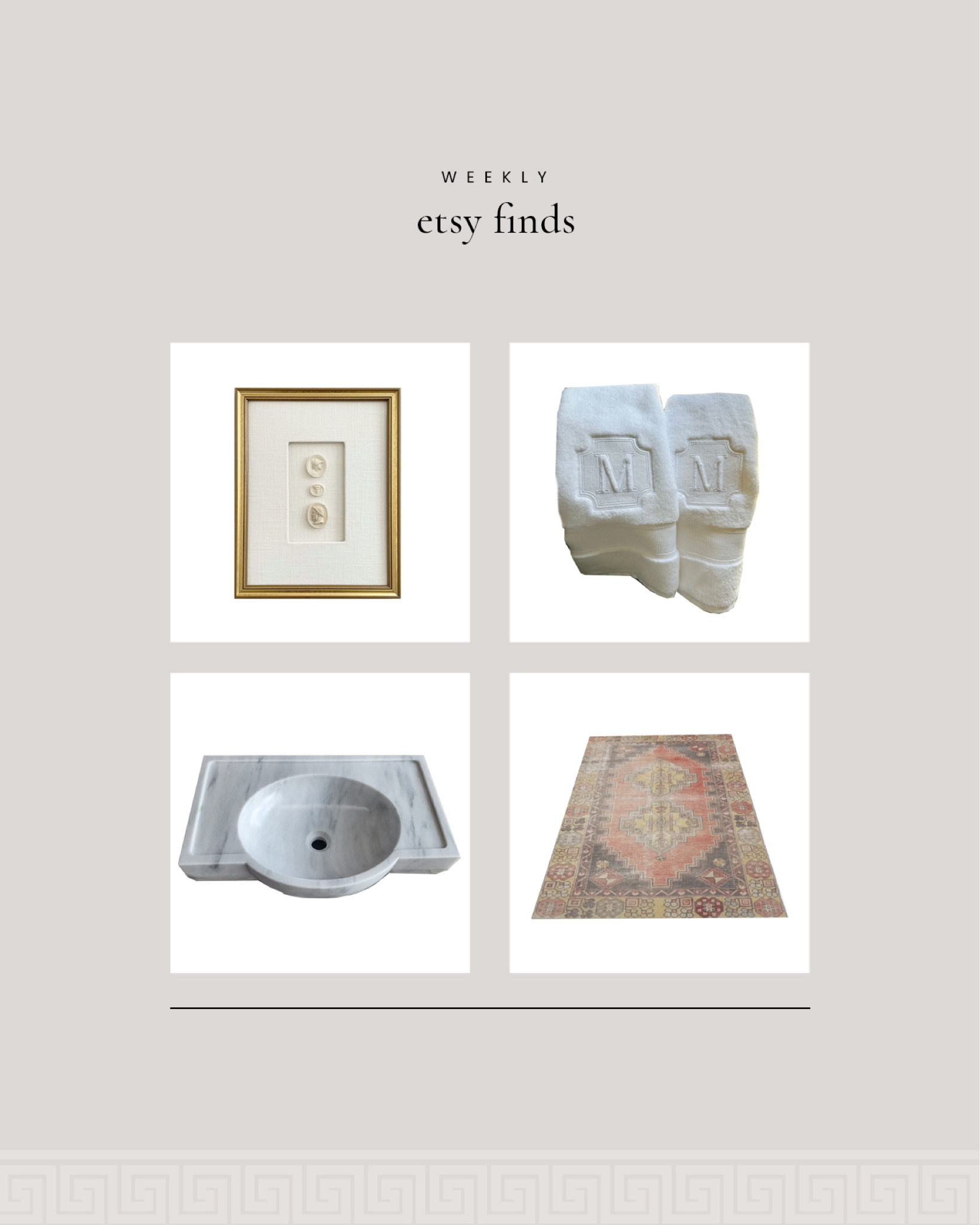 Weekly Etsy Finds : Handmade and Vintage Goods for Your Home  

#LTKHome