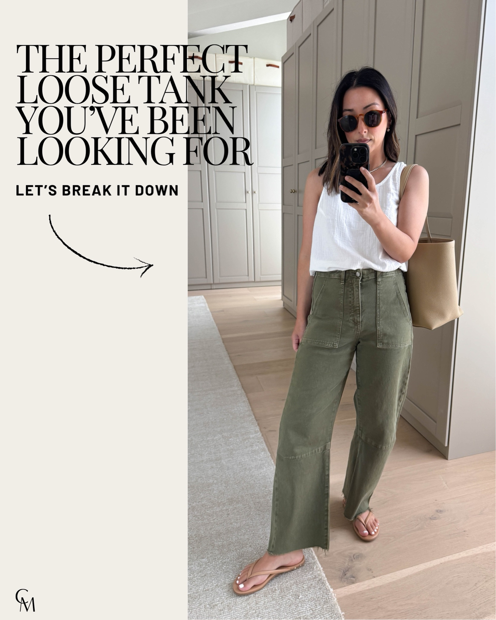 The perfect loose tank you've been looking for. And these slight barrels are so flattering! 

Gap gauze tank small 
Le Jean barrels 25 
Beek sandals 5 
The Row n/s tote medium 
Dorsey James necklace 15” 
Electric Picks earrings 
Le specs sunglasses

#LTKPetite #LTKmomlife