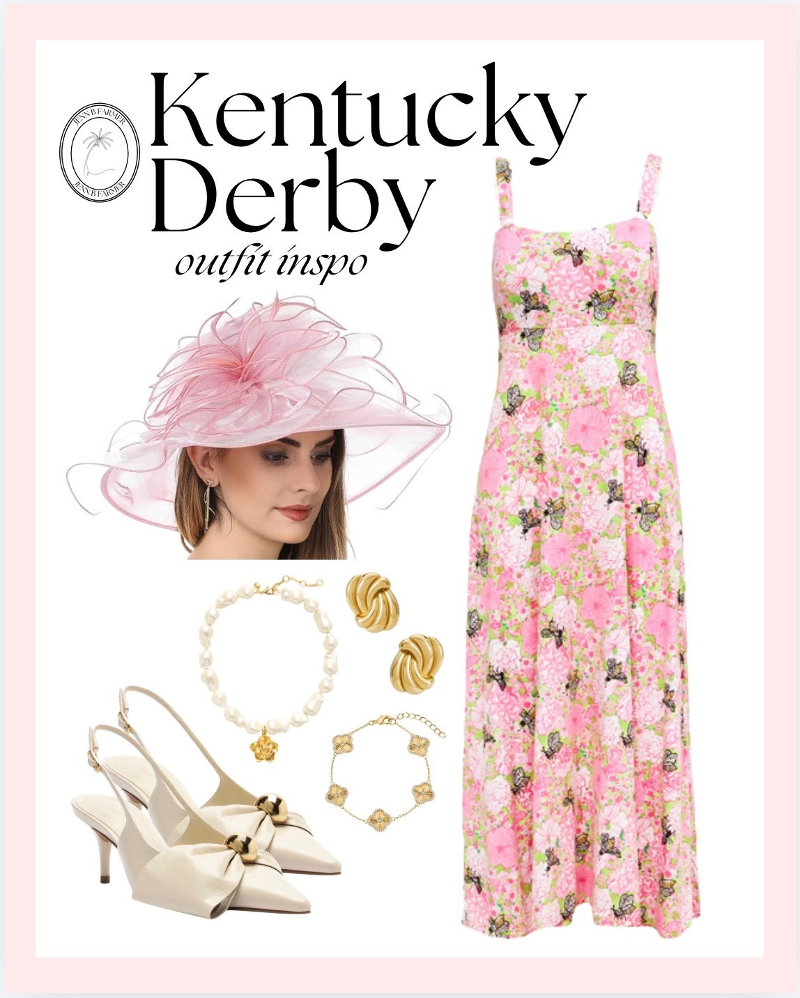 Kentucky Derby outfit ideas are in full swing! Think soft pastels, bold florals, and a statement hat or dress! Shop this full look here!


Kentucky Derby outfit ideas, maxi floral dress, women’s heels, Kentucky Derby hat, Lily Pulitzer, gold accessories, gold jewelry

#LTKSeasonal #LTKootd #LTKmomlife