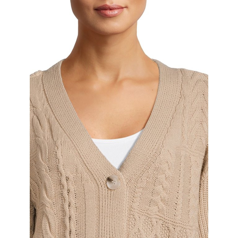 No Boundaries Juniors Cropped Cardigan, Sizes XS-3XL | Walmart (US)