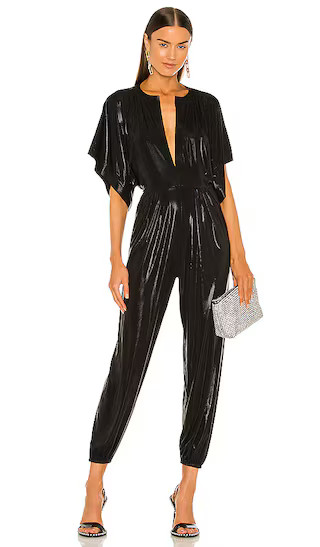 Rectangle Jog Jumpsuit in Black | Revolve Clothing (Global)