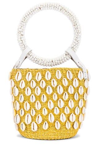 Kaia Mini Bucket Bag in Yellow | Revolve Clothing (Global)