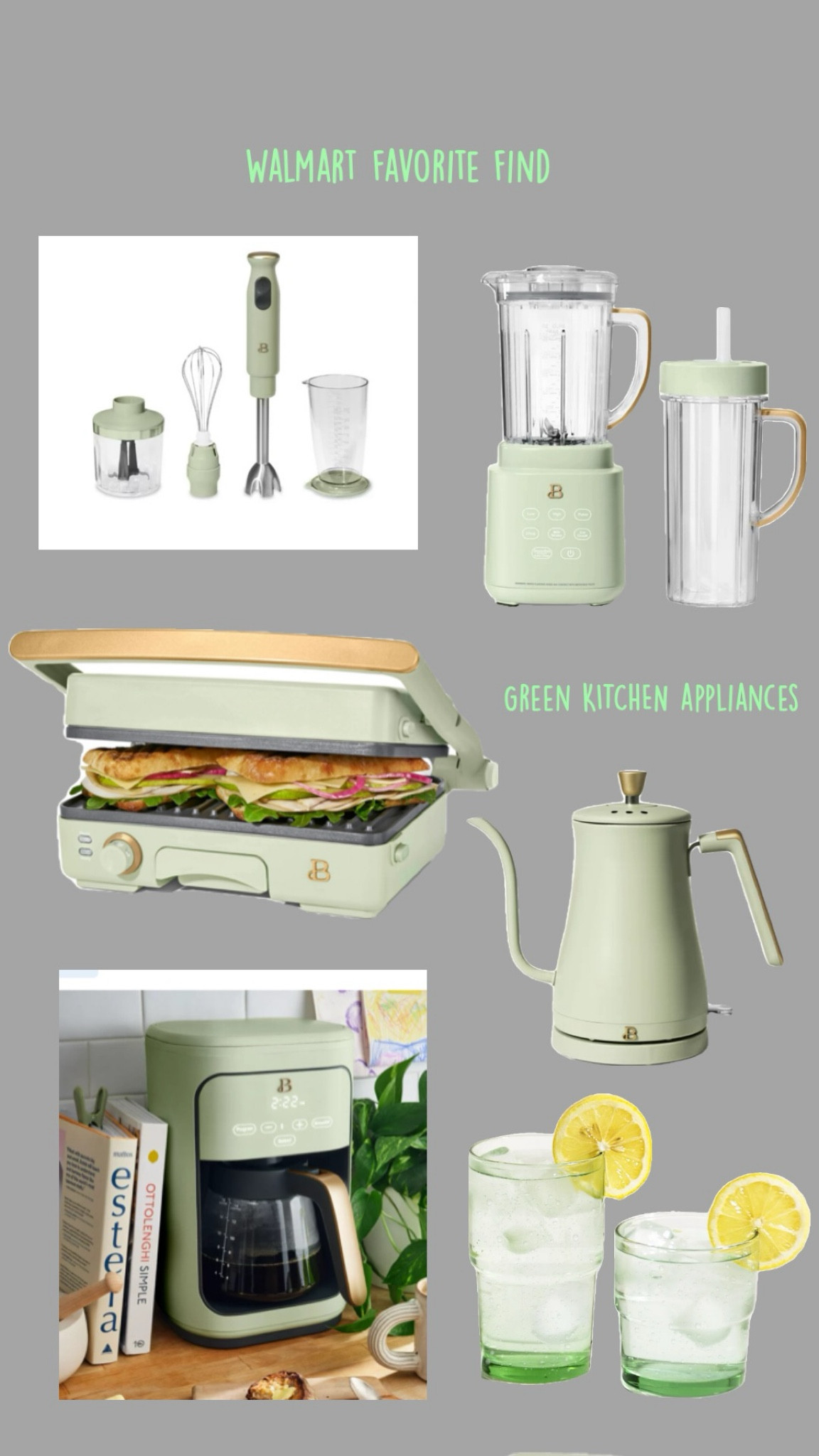 Sage green Kitchen Appliance  


#kitchenfind #appliance #decor

#LTKFindsUnder100 #LTKHome #LTKSaleAlert