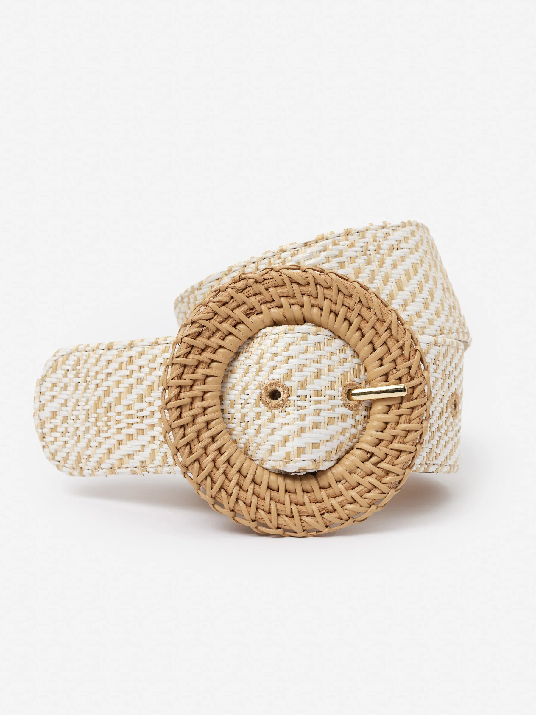 Natural Zebra Popie Grasscloth Belt | Women's Belts & Jewelry | J.McLaughlin | J.McLaughlin