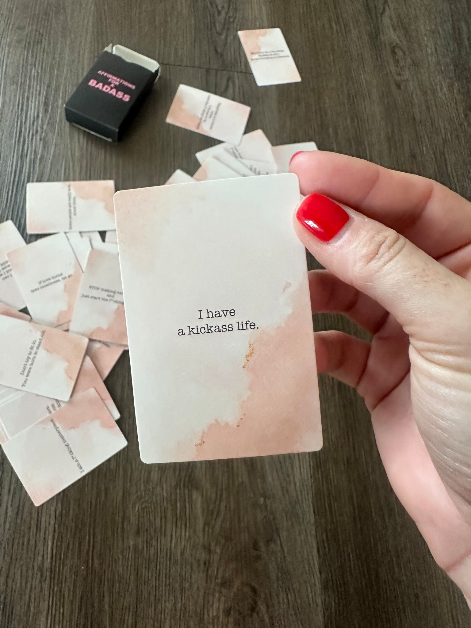 I have a quickass life! And you do too! My yoga instructor has these cards at the end of the class and this week’s really resonates :D 

Linking some of my favorite nail polish and treatments. 

#LTKStyleTip #LTKActive #LTKBeauty