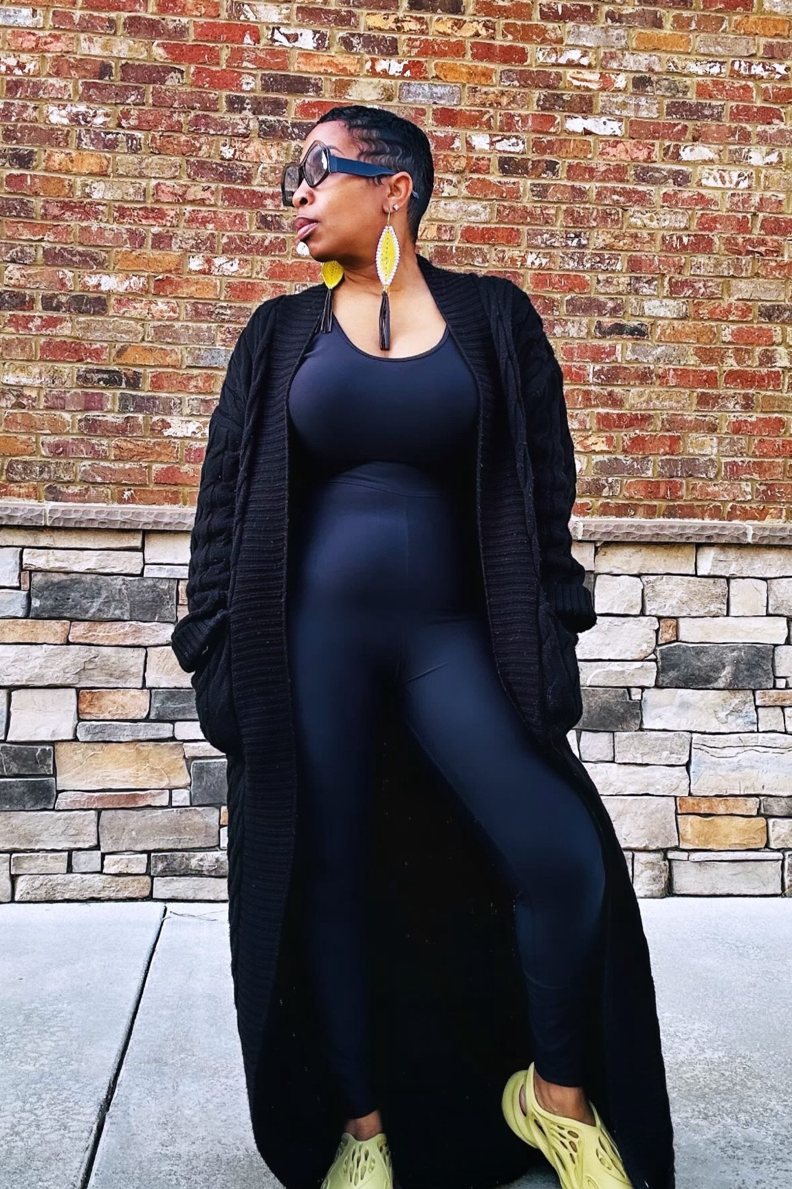 Relax Comfy Style Fit. Jumpsuit, I’m wearing a size Large. Shoes are kids size 6

Cardigan & earrings from one of my favorite boutiques ❤️

#LTKSeasonal #LTKFindsUnder50